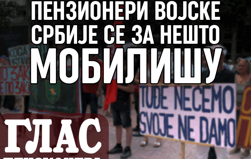 Penzioneri VOJSKE SRBIJE SE ZA NEŠTO MOBILIŠU (VIDEO)